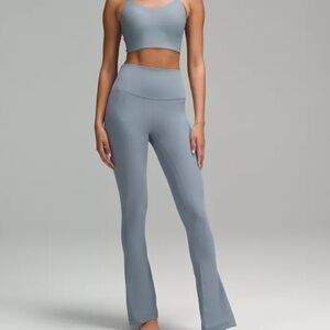 Lululemon • Align High-Rise Ribbed Mini-Flared Pant Size 2 Rhino Grey